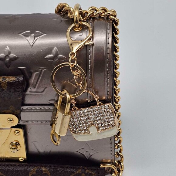 Louis Vuitton Accessories - Authentic Louis Vuitton Lock & Key with unbranded Bagcharm, Keycharm 120825